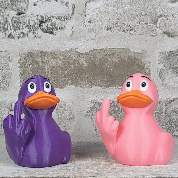 Duck You Middle Finger Duck | Gag Gift | Fun Desk Toy | Unique Gift | 3D Printed - Picture 6 of 12